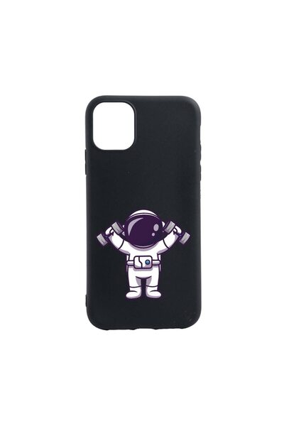 bestcase Θήκη σιλικόνης συμβατή με Samsung Galaxy A12, Astronaut Gym, ανθεκτι...
