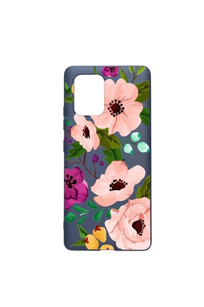 bestcase Силиконов калъф, съвместим със Samsung Galaxy M13 4G, Пастелни цветя...