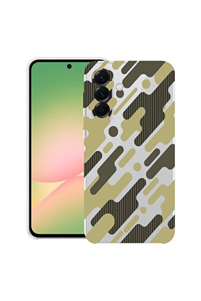 bestcase Θήκη για Samsung Galaxy A17 5G με Σχέδιο Πράσινο Καμουφλάζ, Διαφανής...