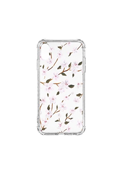 bestcase Husă Antișoc din Silicon Compatibilă cu Apple iPhone XR, Floare de p...