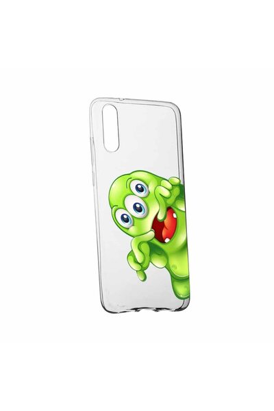 bestcase Husa pentru Samsung Galaxy A70, Green Monster, 60, din silicon premi...