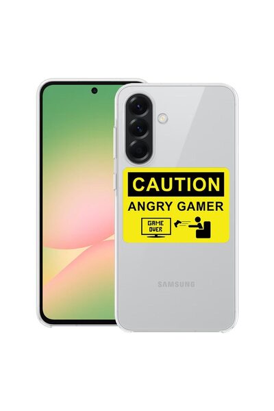 bestcase ¬Æ Husa pentru Samsung Galaxy S25 FE cu Design Angry Gamer, Clear Sl...