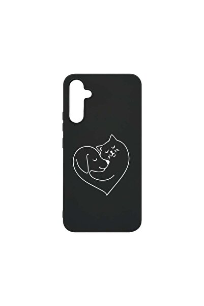 bestcase Θήκη, Συμβατή με Samsung Galaxy A34, Αγάπη για Σκύλους και Γάτες, Λε...