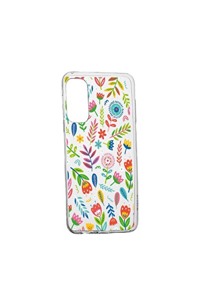 bestcase Θήκη σιλικόνης συμβατή με Samsung Galaxy S21, Χαρούμενα Λουλούδια, α...