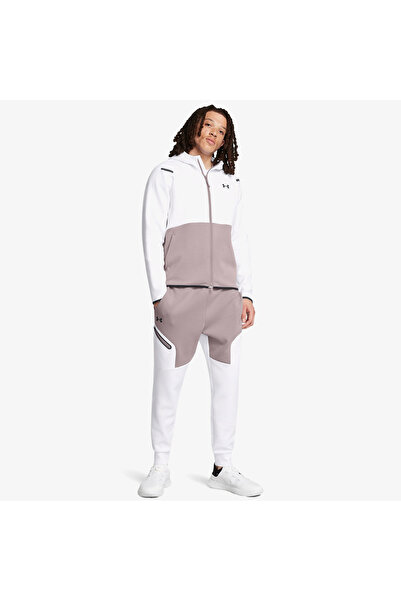 Under Armour Unstoppable Flc Fz Hd Eu Erkek Gri Sweatshirt