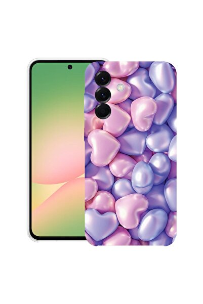 bestcase Θήκη για Samsung Galaxy A17 5G με σχέδιο Πολύχρωμες Καρδιές, Διαφανή...