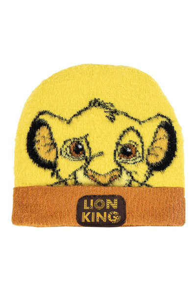 LİON KİNGS Χοντρό Καπέλο για Παιδιά Ο Βασιλιάς των Λιονταριών Μοναδικό Κίτρινο