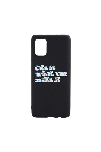 bestcase Θήκη σιλικόνης Life is..., συμβατή με Samsung Galaxy A52s 5G, ανθεκτ...