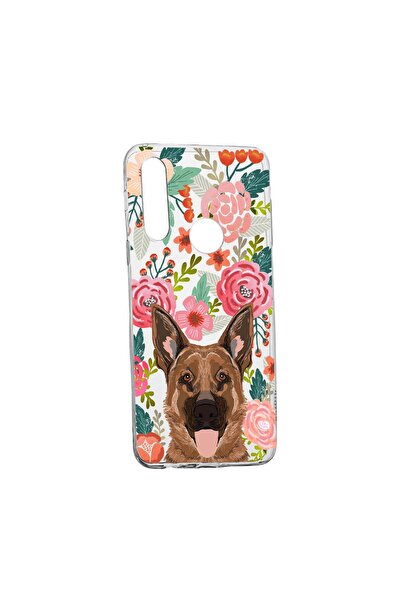 bestcase Θήκη Σκύλος και Λουλούδια, για Samsung Galaxy A20s, ανθεκτική στη φθ...