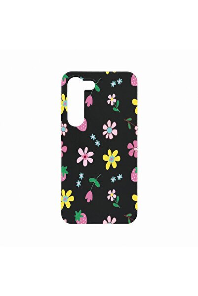 bestcase Θήκη, Συμβατή με Samsung Galaxy S23, Λουλούδια, Ανθεκτική στη φθορά,...