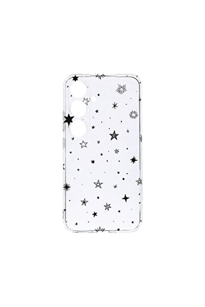 bestcase Διαφανής Θήκη Σιλικόνης 2MM, Συμβατή με Samsung Galaxy A25, Αστέρια,...