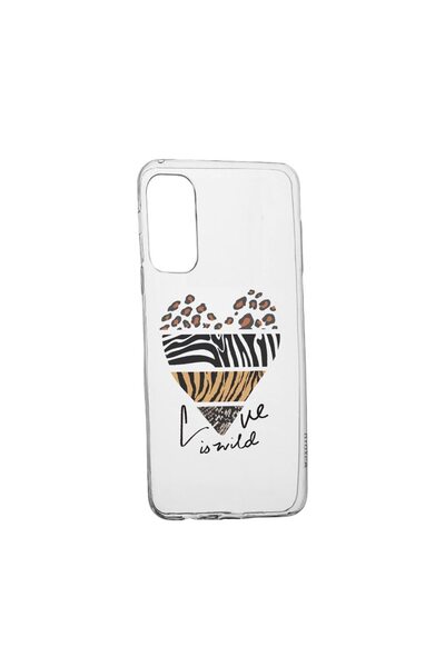 bestcase Θήκη σιλικόνης συμβατή με Samsung Galaxy S21 Ultra, Love Is Wild, αν...