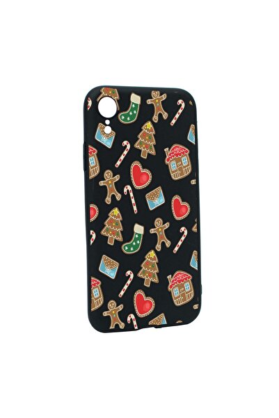 bestcase Коледен защитен калъф, Коледни сладкиши за Apple iPhone XR, устойчив...