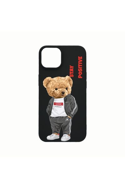 bestcase Θήκη Σιλικόνης, Συμβατή με Apple iPhone 14 Plus, Με σχέδιο  "Stay Po...