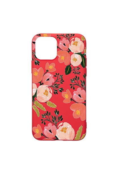 bestcase Силиконов калъф, съвместим с Apple iPhone 13 Pro, Колекция  "Цветя "...