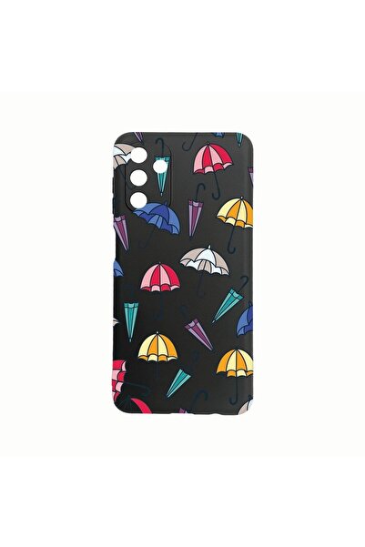 bestcase Θήκη σιλικόνης, Συμβατή με Samsung Galaxy A04s, Σχέδιο ομπρέλας, Ανθ...
