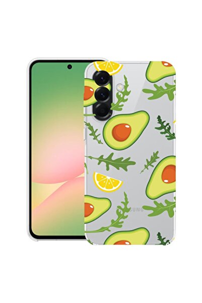 bestcase ¬Æ Husa pentru Samsung Galaxy M56 cu Design Avocado, Clear Slim Sili...