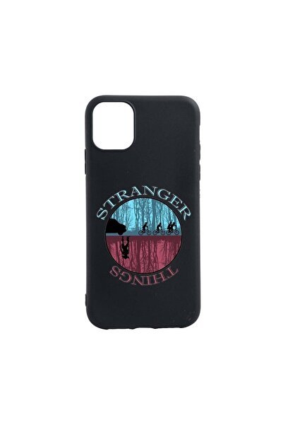 bestcase Θήκη σιλικόνης Stranger Things, συμβατή με Apple iPhone 13 Mini, ανθ...