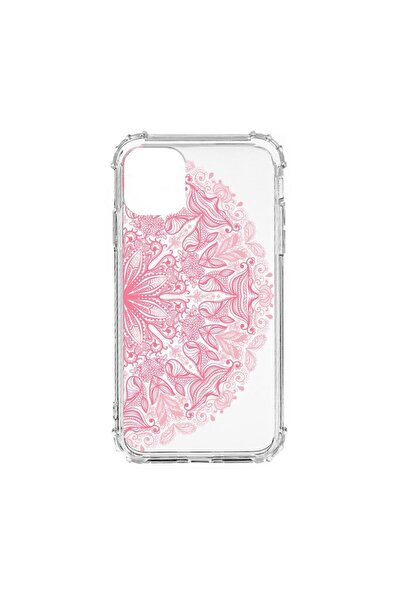 bestcase Противоударен силиконов калъф, съвместим с Apple iPhone 11, Дантелен...