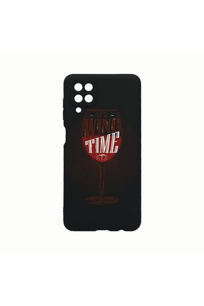 bestcase Θήκη Σιλικόνης, Συμβατή με Samsung Galaxy A12, Wine Time, Ανθεκτική ...