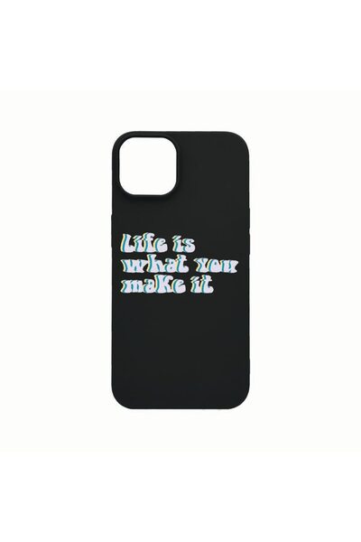 bestcase Θήκη σιλικόνης, Συμβατή με Apple iPhone 14 Plus, Η ζωή είναι αυτό πο...