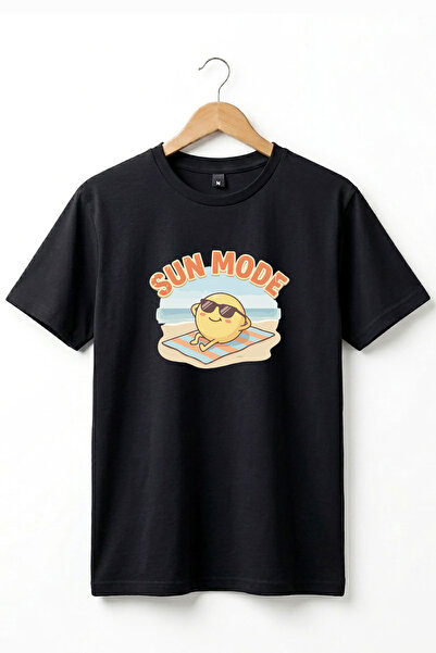 onsrawear Tricou unisex de vacanță, cu model soare, în mod sun-mode, pe plajă...