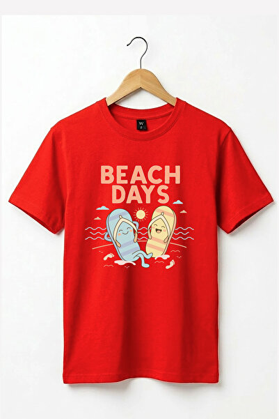 onsrawear Unisex Holiday Beach Themed Beach Days Printed Beach Slippers Short...