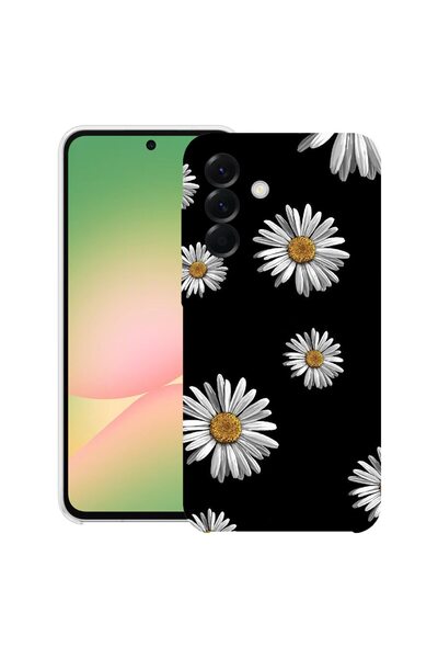 bestcase ¬Æ Husa pentru Samsung Galaxy M56 cu Design Daisy Pattern, Clear Sli...