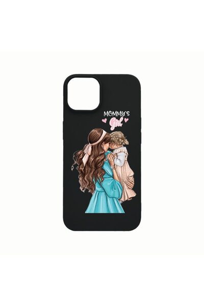 bestcase Θήκη σιλικόνης, Συμβατή με Apple iPhone 14, Κορίτσι της μαμάς, Ανθεκ...