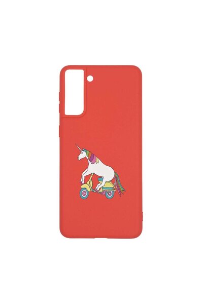 bestcase Θήκη σιλικόνης, Συμβατή με Samsung Galaxy S21 Plus, Μονόκερος στο δρ...