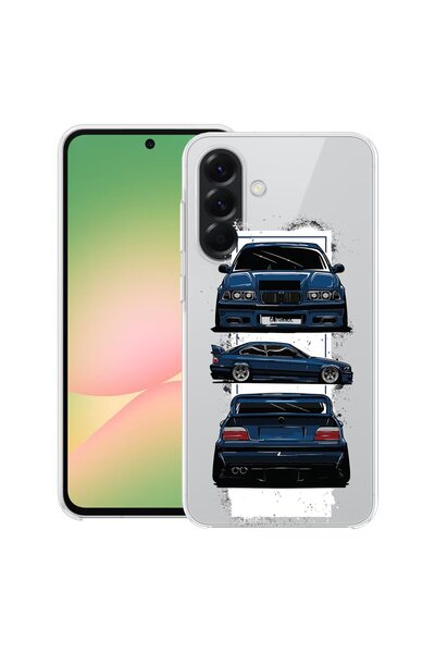 bestcase Θήκη για Samsung Galaxy S25 FE με το σχέδιο BMW E36, Διαφανής Λεπτή ...