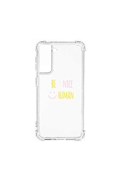 bestcase Husa Αντικραδασμική Θήκη Συμβατή με Samsung Galaxy S21 Plus, Be Nice...