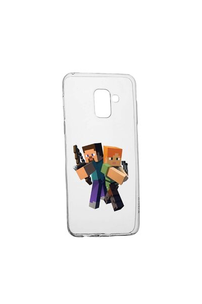 bestcase Θήκη Minecraft, για Samsung Galaxy A6 Plus / J8 2018, ανθεκτική στη ...