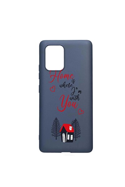 bestcase Θήκη σιλικόνης συμβατή με Samsung Galaxy M32 5G, Σπίτι είναι όπου εί...
