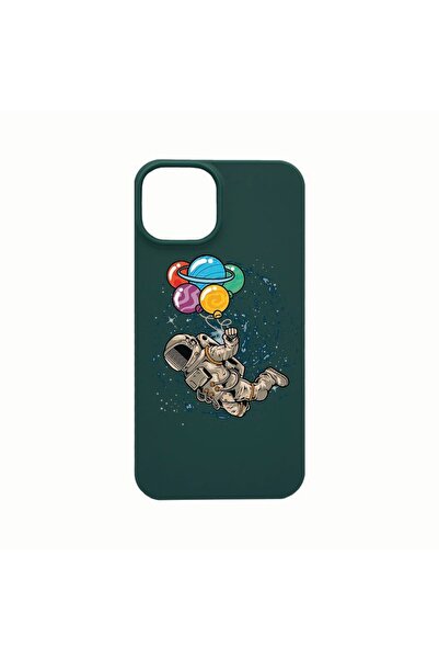 bestcase Θήκη σιλικόνης, Συμβατή με Apple iPhone 14 Plus, Χαρούμενος Αστροναύ...