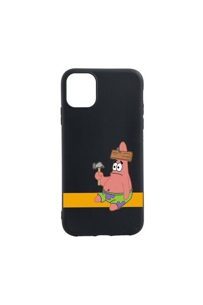 bestcase Husa Silicon Spongebob, compatibila cu Apple iPhone 13 Mini, reziste...
