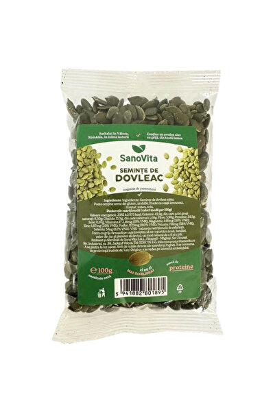 SANOVİT Sâmburi de dovleac, fără coajă, 100 g, Sanovita