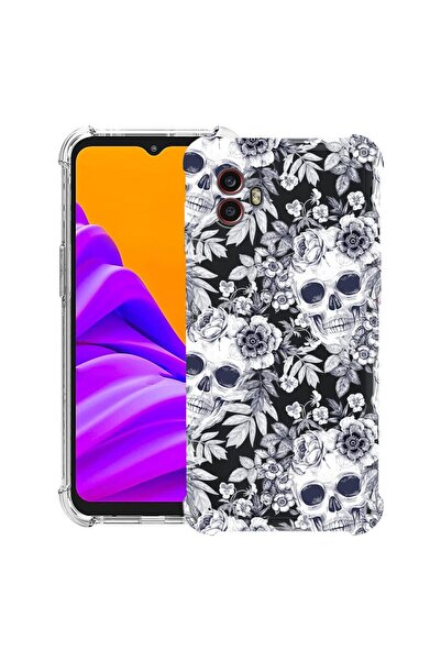bestcase Husă Antișoc pentru Samsung Galaxy Xcover 7 Pro cu Design Craniu Neg...