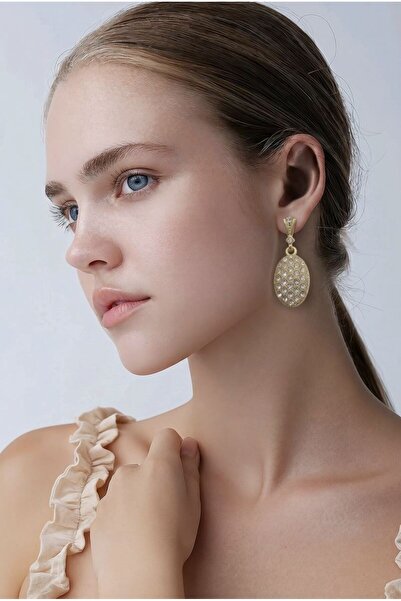 Monalisa Home Figured Design Figured Stone Earrings