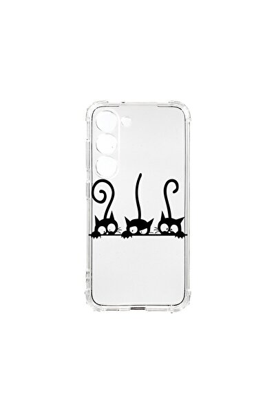 bestcase Husa Αντικραδασμική 1.5MM, συμβατή με Samsung Galaxy S23 Plus, Γάτες...