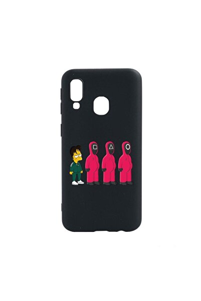 bestcase Θήκη σιλικόνης συμβατή με Samsung Galaxy A40, Squid Game - Simpson, ...