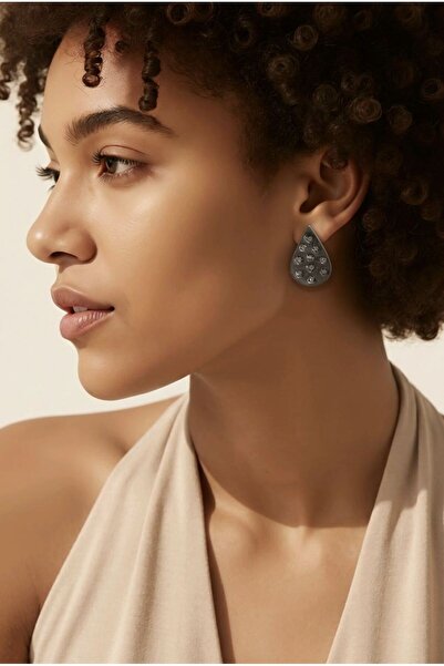 Monalisa Home Figured Design Figured Stone Earrings