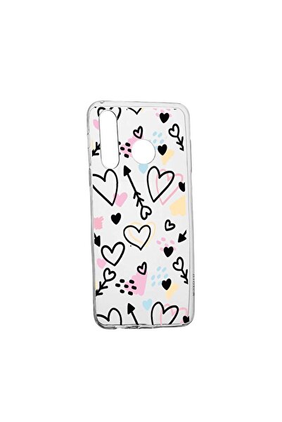 bestcase Θήκη σιλικόνης συμβατή με Samsung Galaxy A21, Σχέδιο με σύμβολα αγάπ...