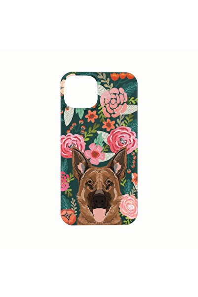 bestcase Husa Silicon, Compatibila Cu Apple iPhone 14 Plus, Dog and Flowers, ...