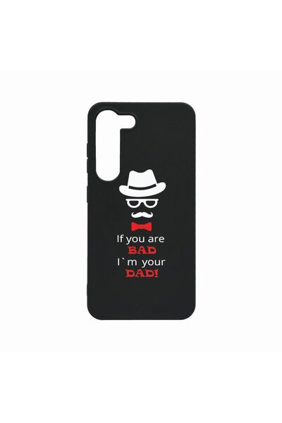 bestcase Θήκη, Συμβατή με Samsung Galaxy S23 Plus, Bad Dad, Ανθεκτική στη φθο...