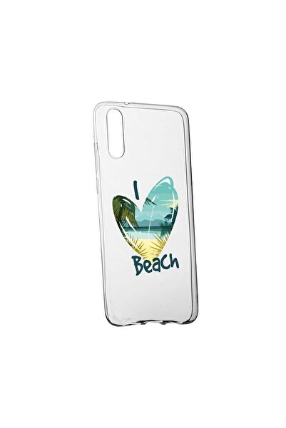 bestcase Θήκη σιλικόνης συμβατή με Samsung Galaxy A13, Λατρεύω την παραλία, α...