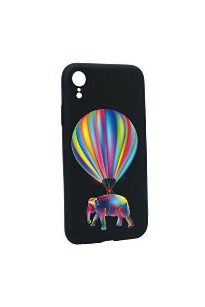 bestcase Θήκη σιλικόνης συμβατή με Apple iPhone XR, Ελέφαντας Ουράνιο Τόξο, α...
