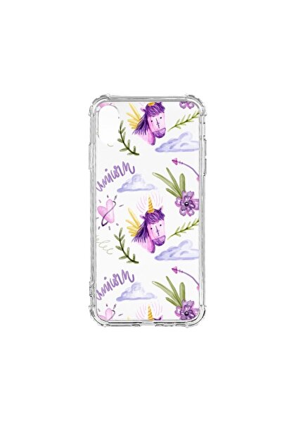 bestcase Husă antișoc din silicon compatibilă cu Apple iPhone XS Max, Unicorn...