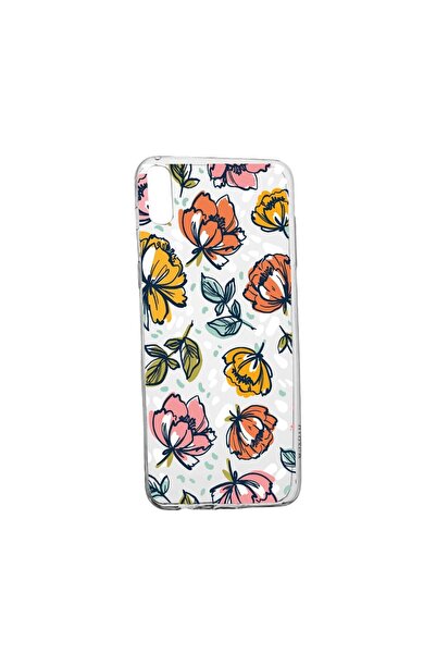 bestcase Θήκη Σιλικόνης Συμβατή με Apple iPhone XS Max, Λουλούδια - Παστέλ Χρ...