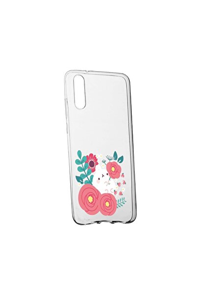 bestcase Θήκη με σχέδιο κουνελιού σε λουλούδια, για Huawei P20 Pro, ανθεκτική...